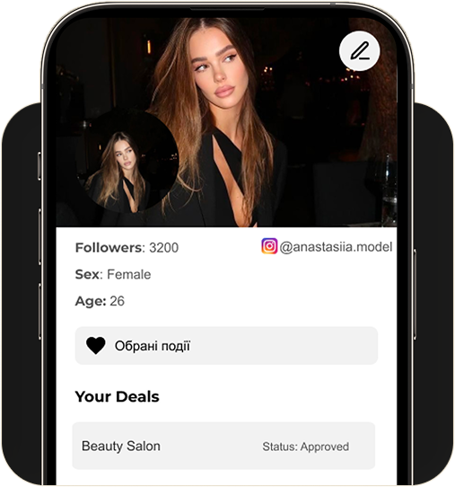 BeStory App Member Interface showing profile and deals